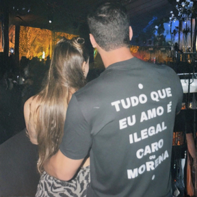 Camiseta "Tudo que eu amo é... Morena"