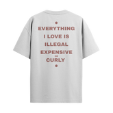 Camiseta "Everything I Love - Curly"